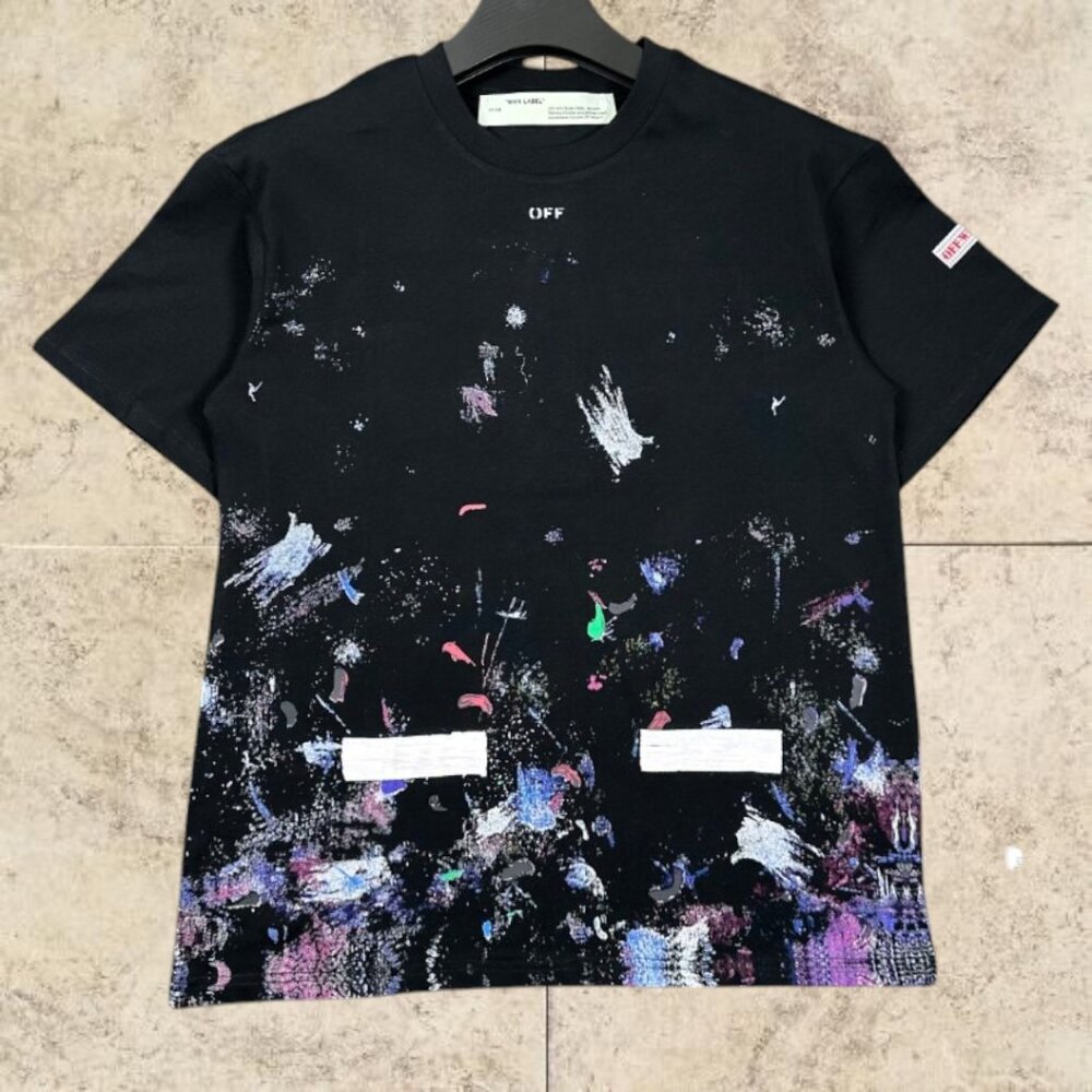 Off-White Men's T-Shirt Black
